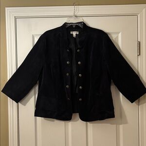 Dress Barn Black Double-Breasted Women's Blazer